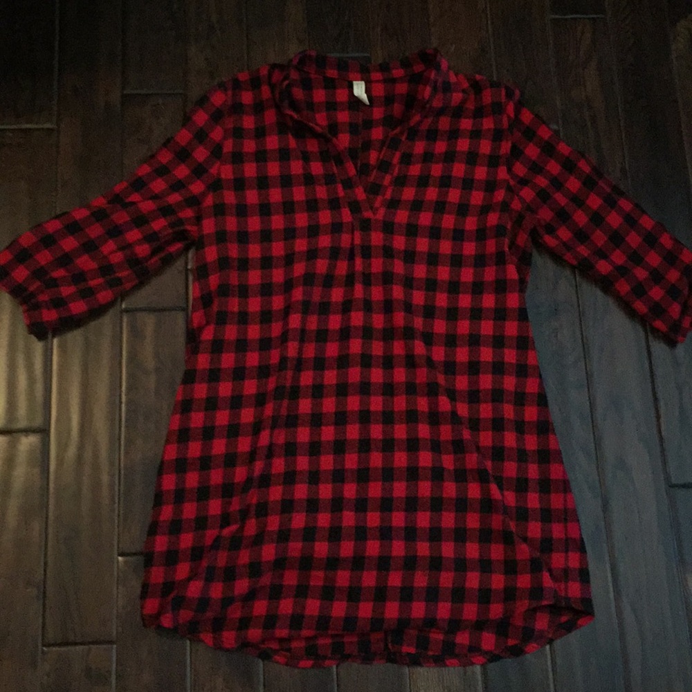 Women’s buffalo print tunic Dottie boutique